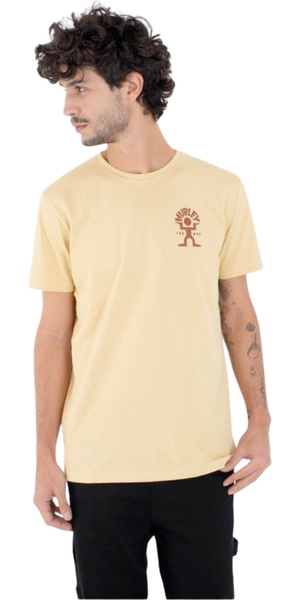 2026 Hurley Mens Dancer Tee MSTEU990003 - Yellow